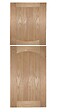 GD MENUISERIES - Porte de cuisine Nature Brut H200,4xL59,5 cm - vignette