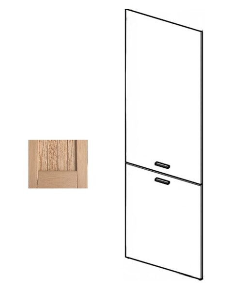 GD MENUISERIES - Porte de cuisine Nature Brut H200,4xL59,5 cm - large