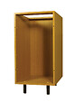 GD MENUISERIES - Caisson cuisine bas chene H 700 x L 600 x P 560 (3 Tiroirs) - vignette