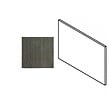 GD MENUISERIES - Porte de cuisine Har Diamant H42xL60 cm 1porte - vignette
