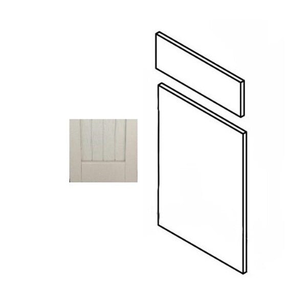 GD MENUISERIES - Porte de cuisine Nature Blanche H70xL60 cm 1 porte, 1 tiroir Vendu separement kit tiroir - large