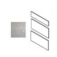 GD MENUISERIES - Porte de cuisine Har Platine H70xL80 cm 3 tiroirs Vendu separement kit tiroir - vignette