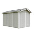 TIMBELA - Abri de Jardin Qualité Premium 8,68 m² - H252x250x412 cm - Construction de Panneaux LP Smartside - Timbela M914A-TUNDRA GREY - vignette