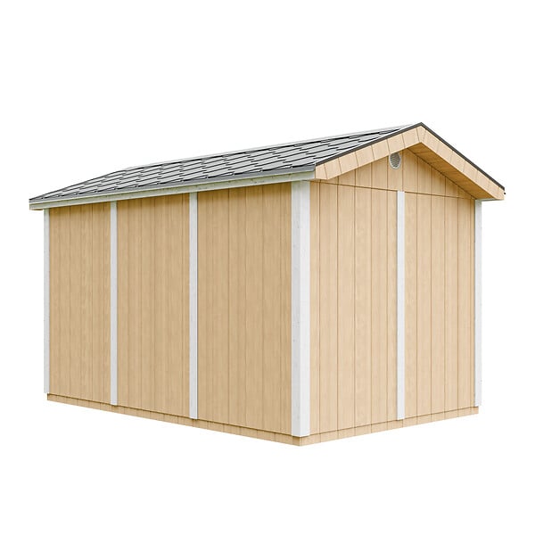 TIMBELA - Abri de Jardin Qualité Premium 8,68 m² - H252x250x412 cm - Construction de Panneaux LP Smartside - Timbela M914A-HARVEST HONEY - large