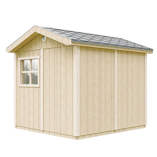 TIMBELA - Abri de Jardin Qualité Premium 5,9 m² - H252x250x294 cm - Construction de Panneaux LP Smartside - Timbela M913 - large