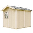 TIMBELA - Abri de Jardin Qualité Premium 5,9 m² - H252x250x294 cm - Construction de Panneaux LP Smartside - Timbela M913 - vignette