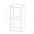 GD MENUISERIES - Caisson cuisine haut blanc H 700 x L 400 x P 330 - vignette