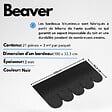 TIMBELA - Bardeaux bitumineux Beaver , couleur noir - bitume toiture 3m2 - Timbela B-BLACK - vignette