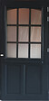 GD MENUISERIES - Porte d'entrée Bois Vitrée Alexa Gris Anthr, H215 x L80 cm Côte Tableau, p.Droit - vignette