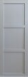 GD MENUISERIES - Porte Coulissante Greyria Gris 3 Panneaux Gris Clair H204 x L73 cm - vignette