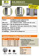 GD MENUISERIES - Porte Coulissante Atelier Noir H204 x L93 cm sans meneau, Galandage, kit de finition - vignette