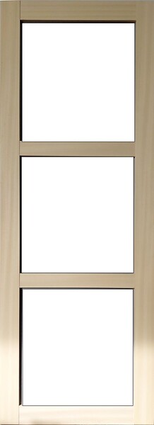 GD MENUISERIES - Porte Coulissante bois Ayous Vitrage transparent H204 x L73 cm, Rail Alu - large