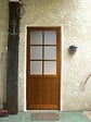 GD MENUISERIES - Porte De Service Bois Vitrée Naxos, H215 x L90 cm Côte Tableau p.Droit - vignette
