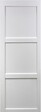 GD MENUISERIES - Porte Coulissante Korya Blanc 3 panneaux H204 x L93 cm - vignette