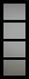 GD MENUISERIES - Porte Coulissante Telia Noir Vitrée H204 x L73 cm - vignette
