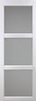 GD MENUISERIES - Porte Coulissante Kenya blanc Vitrée H204 x L83 cm - vignette