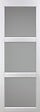 GD MENUISERIES - Porte Coulissante Kenya blanc Vitrée H204 x L83 cm - vignette