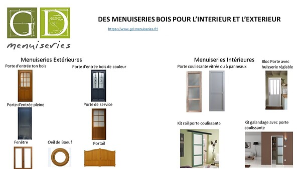 GD MENUISERIES - Lot De 4 Fiches Couleur Bronze Pour Bloc Porte DInterieur - large