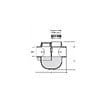NICOLL - Siphon disconnecteur monobloc Nicoll  -  Ø100mm - PVC - Gris - A coller - vignette