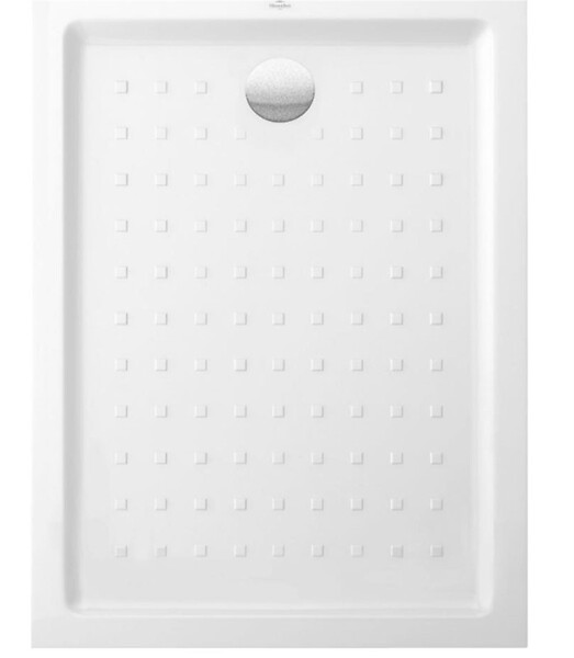 VILLEROY ET BOCH - Receveur O.NOVO extra plat - rectangulaire - Dimensions : 100 X 80 cm - Couleur : BLANC- réf : 60618001 - VILLEROY ET BOCH - large