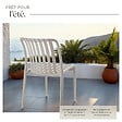 TECTAKE - Chaises de jardin ALCUDIA résistantes aux intempéries et empilables taupe - vignette