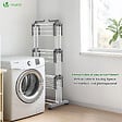 VOUNOT - Sechoir a linge etendoir extensible et pliable grande capacite sechage 190x53x170cm Blanc - vignette