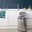 KITCHEN MOVE - Poubelle automatique inox MAJESTIC argent 58L - vignette