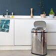 KITCHEN MOVE - Poubelle automatique inox MAJESTIC argent 80L - vignette
