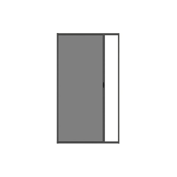VOLET-MOUSTIQUAIRE - Moustiquaire enroulable latérale Alu Gris anthracite H 220 x L 160 cm - large