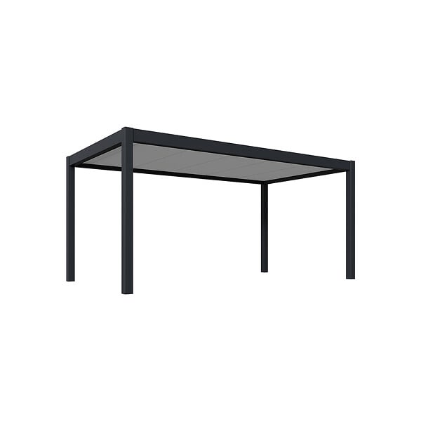 OMBREA - Carport 1 véhicule - Anthracite - 3x5m - large