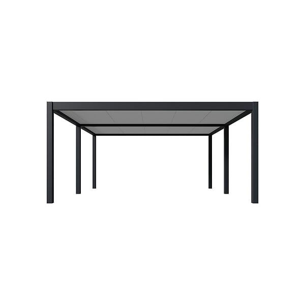 OMBREA - Carport pour 2 véhicules - Anthracite - 6x5m - large