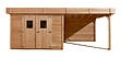 HABRITA - Abri de jardin - Bois - 28mm - 8.41m2 - vignette
