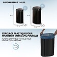 KITCHEN MOVE - Poubelle automatique inox MAJESTIC noir 68L - vignette
