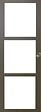 GD MENUISERIES - Porte Coulissante Gris Taupe RAL 7006 Vitrage transparent H204 x L83 cm, Coquilles - vignette