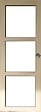 GD MENUISERIES - Porte Coulissante bois Ayous Vitrage transparent H204 x L73 cm, Coquilles - vignette