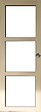 GD MENUISERIES - Porte Coulissante bois Ayous Vitrage transparent H204 x L83 cm, Coquilles - vignette