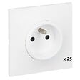 LEGRAND - Lot 25 prises courant 2P+T - Neptune - Blanc - 16A - vignette