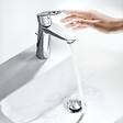 GROHE - Vasque à poser Euro Ceramic 60cm + Mitigeur lavabo M BauLoop Chromé - vignette