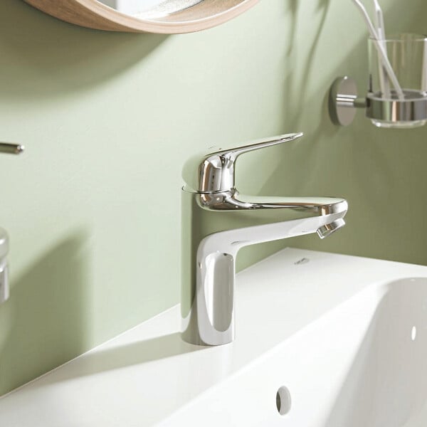GROHE - Vasque à poser Euro Ceramic 60cm + Mitigeur lavabo M Swift Chromé - large