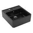 VILLEROY ET BOCH - Evier timbre office 1 bac Villeroy et Boch Tradition Pure Black avec vidage automatique - vignette