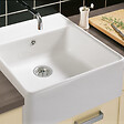 VILLEROY ET BOCH - Evier timbre office 1 bac Villeroy et Boch Tradition Pure Black avec vidage automatique - vignette