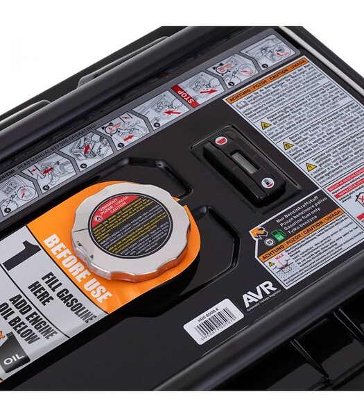 HAHN & SOHN - Générateur électrique portable 6 kW AVR pour chantiers, secours et ateliers - Hahn  Sohn HGG 8000X - large