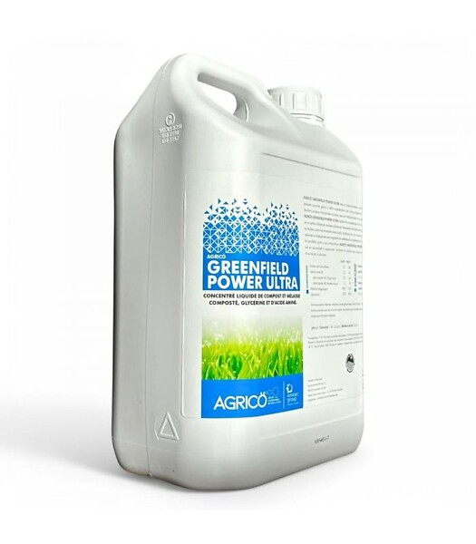 KIMITEC - Biostimulant Green Field Power Ultra 5 L pour nutrition et densification du gazon - Kimitec NEG01003 - large