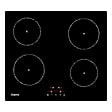 CIARRA - Table de cuisson à induction 4 Foyers 6000W Noir CD4BIH-F - vignette