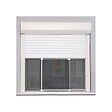 VOLET-MOUSTIQUAIRE - Kit moustiquaire extensible H 70 cm x L 100 cm alu blanc sans perçage - vignette