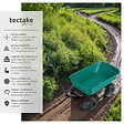 TECTAKE - Chariot de jardin à main Cubbi 52L capacité de charge 120kg vert - vignette