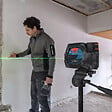 BOSCH - Laser combiné  BOSCH GCL 12V-50-22 CG + Support RM 20 + Batterie GBA 12V 2.0Ah en L-Boxx - vignette