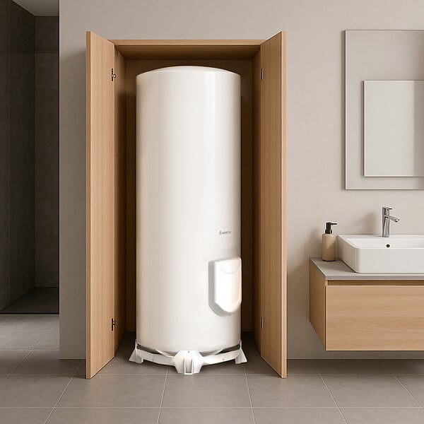ARISTON - Chauffe eau électrique Vertical Sol Ariston Blindé Initio XPERT 250 L - large