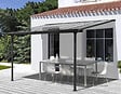 HABRITA - Toit terrasse aluminium - Gris anthracite - L.300xP.307cm - vignette