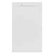 SWISS AQUA TECHNOLOGIES - Swiss Aqua Technologies Fusion Receveur de douche 140x80cm en marbre coulé, Blanc (SATFU14080BL) - vignette